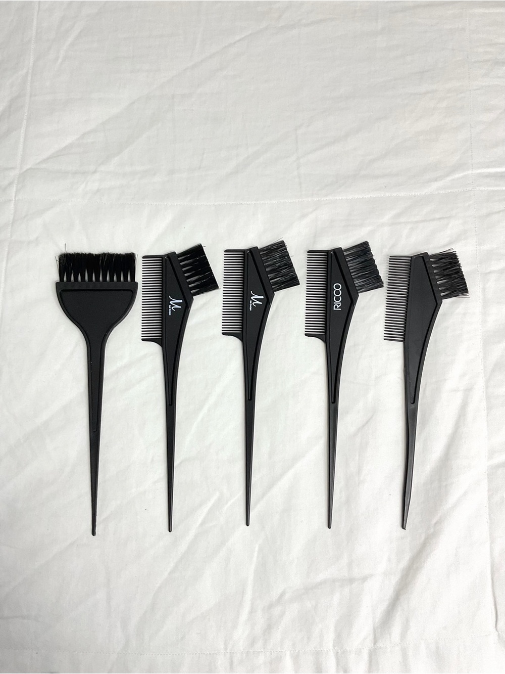 FIVE Application Brushes Variety For Hair Products (Bleach, Toner, Dye, Etc.)